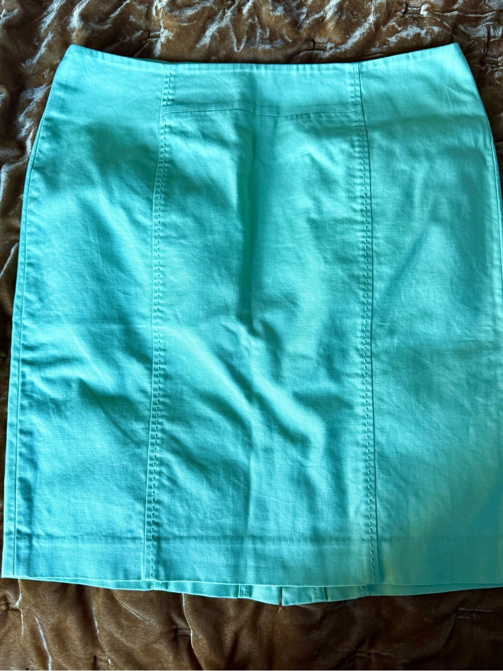 LOFT Teal Pencil Skirt